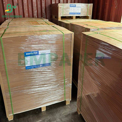 Pe revêtement unilatérale carton kraft brun feuilles grandes pour les boîtes à lunch 400gm + 15g
