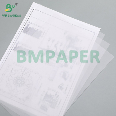 50g 83g papier de traçage translucide papier de beurre pour le CAO Excellente absorption d'encre