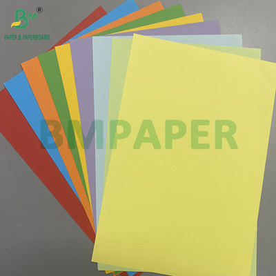 110 gm Papier offset aux couleurs vives Multicolore Feuilles sans bois
