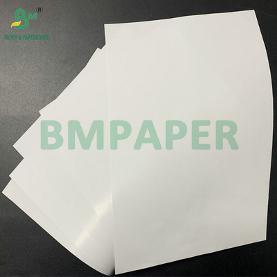60# 80g 90g C1S revêtu d'un côté de papier d'art de surface brillante 28' x 24'