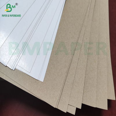 Un côté recouvert de papier blanc de haute résistance Kraftliner blanc 140g-220g