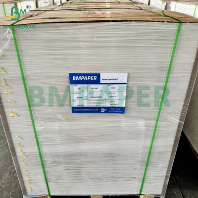 330g 0,44 mm Carton blanc haut papier sulfate de blanchiment pour boîte d'emballage