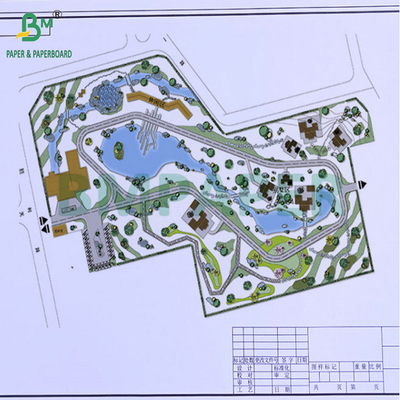 28 lb 32 lb papier en carton CAD recouvert 1 rouleau par paquet 40' x 300ft 3' cœur