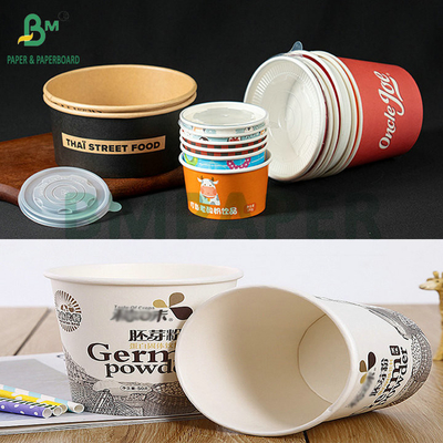 Carton revêtu en PE 260 gm + 15 gm PE pour la fabrication de contenants de poulet frit