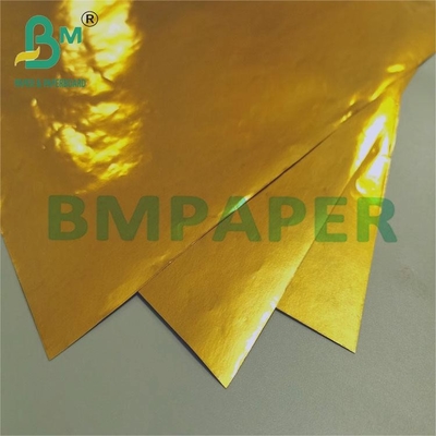 70 grammes de papier doré brillant résistant à l'humidité pour étiquette de boissons 70 cm x 100 cm