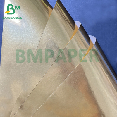 70 grammes de papier doré brillant résistant à l'humidité pour étiquette de boissons 70 cm x 100 cm