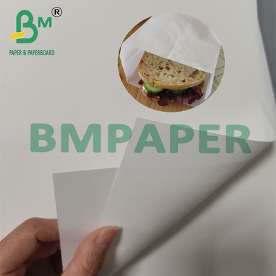 18 g de Kit5 de qualité alimentaire papier sandwich blanc imperméable à l' huile 70 x 100 cm