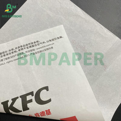 Papier d'emballage de hamburger à l'épreuve de la graisse 35 gr Kit3 40 gr Kit7