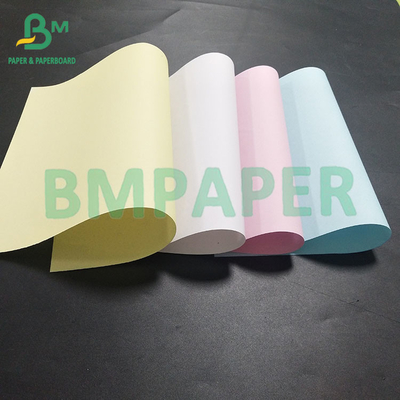 60GSM 75GSM couleur sans carbone NCR ATM reçu papier rouleau CB CFB CF