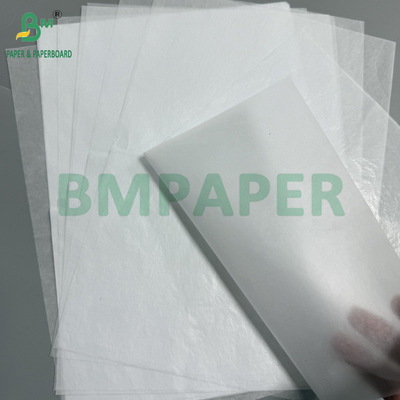 17 g 20 g papier semi-translucide à deux côtés papier d'emballage alimentaire brillant