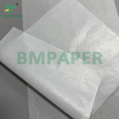 17 g 20 g papier semi-translucide à deux côtés papier d'emballage alimentaire brillant