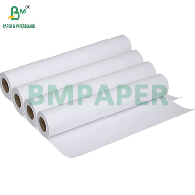 Papier à jet d'encre ultra-blanc non recouvert de 20 lb pour imprimantes grand format