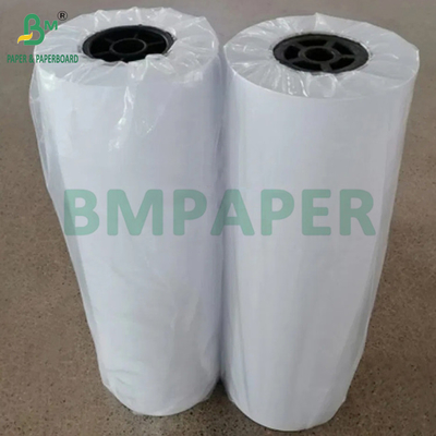 Papier à jet d'encre ultra-blanc non recouvert de 20 lb pour imprimantes grand format