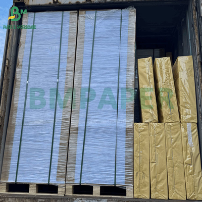 3 plis en carton ondulé blanc non recouvert 2 côtés E flûte F flûte 78x108cm 70x100cm