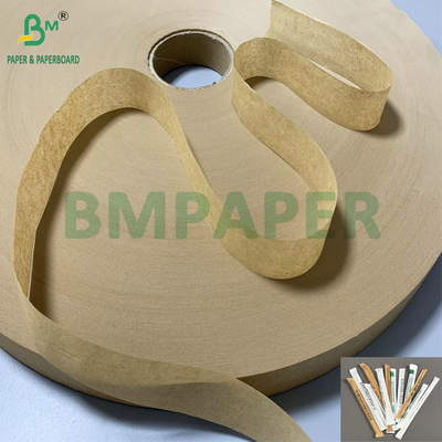 Coupe de papier d'emballage 30mm 32mm 24gsm 28gsm Brown Kraft Pour l'emballage de paille