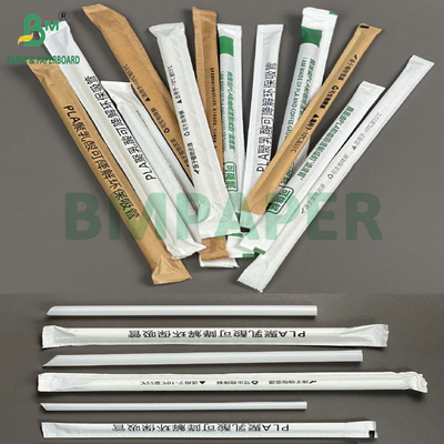 Coupe de papier d'emballage 30mm 32mm 24gsm 28gsm Brown Kraft Pour l'emballage de paille