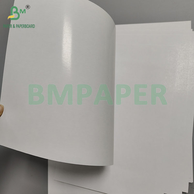 300 gm 330 gm Papier blanc C2S brillant avec noyau noir bleu Papier à haute rigidité