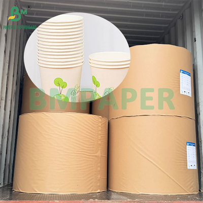 190 gm 320 gm+15 gPE enduit de papier de tasse de café chaud jetable de qualité alimentaire