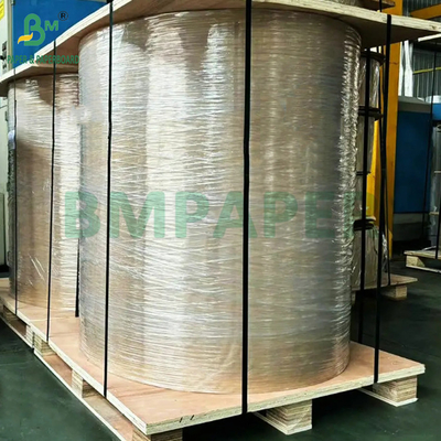 68 gm 70 gm argent métallisé papier résistant à l'humidité pour étiquette de cou de bière 700 mm