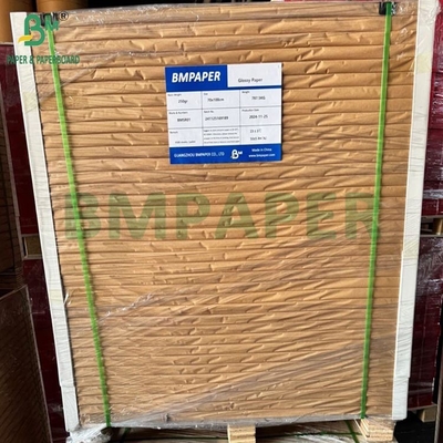 250 grammes de papier recouvert brillant 61x96cm 70x100cm Enveloppe 250 feuilles de couchette blanche C2S
