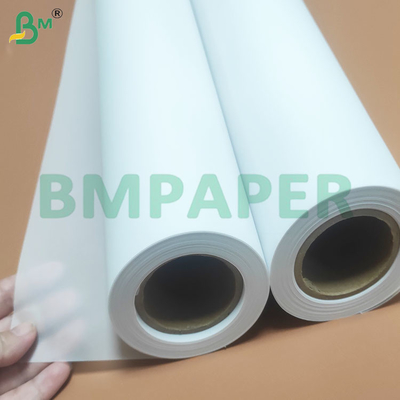 80 gsm rouleau de papier de dessin à traçage à haute rigidité semi-transparent