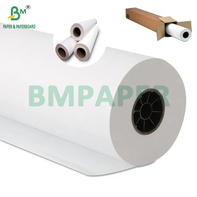 20 lb de papier à jet d'encre de qualité supérieure rouleaux de papier CAO blanc mat 914 mm x 30 m