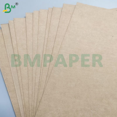 190gm+15gm Peau en PE sans danger pour l'alimentation en pâte vierge feuilles de papier brune