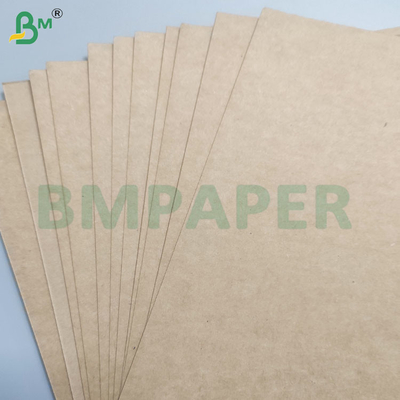 190gm+15gm Peau en PE sans danger pour l'alimentation en pâte vierge feuilles de papier brune