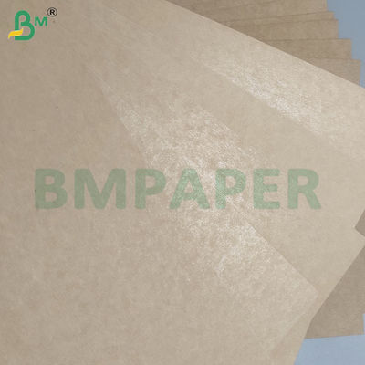 190gm+15gm Peau en PE sans danger pour l'alimentation en pâte vierge feuilles de papier brune
