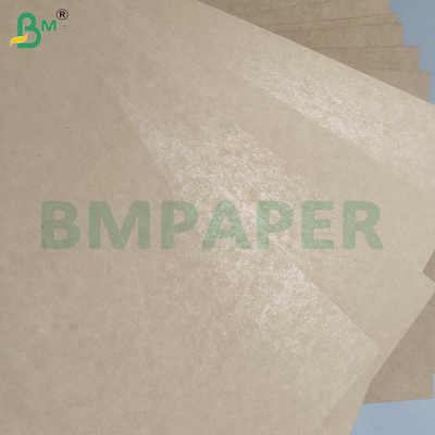190gm+15gm Peau en PE sans danger pour l'alimentation en pâte vierge feuilles de papier brune