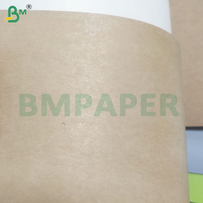 190gm+15gm Peau en PE sans danger pour l'alimentation en pâte vierge feuilles de papier brune