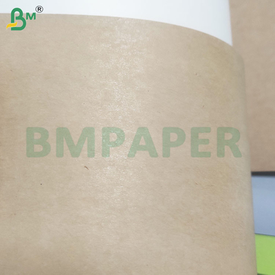 190gm+15gm Peau en PE sans danger pour l'alimentation en pâte vierge feuilles de papier brune
