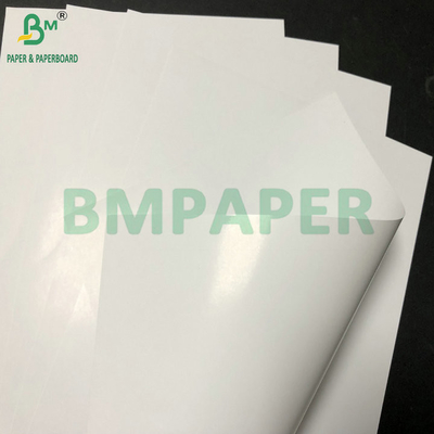 70 gm 75 gm Haut blanc C1S Brillant Haut résistance à l'humidité Papier pour la fabrication d'étiquettes en boîte