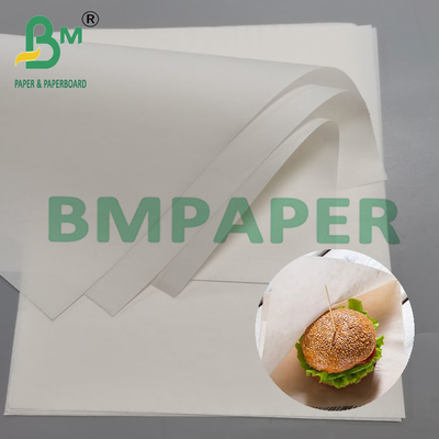 40 g de papier MG Kraft à l'épreuve de la graisse blanchi pour les emballages d'épicerie