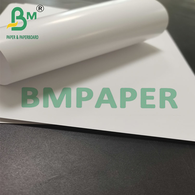 128 grammes de papier d'art double face brillant et mat recouvert 27x34 "pour le magazine