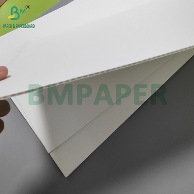 120+120+120g feuilles de carton ondulé blanc pour revêtement cosmétique 30" x 40"