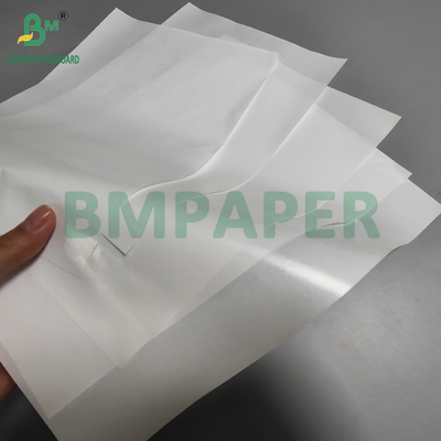 40g+10g PE revêtu de MG Papier kraft blanchi pour sacs à sucre de qualité alimentaire 70 x 100 cm