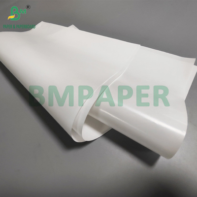 40g+10g PE revêtu de MG Papier kraft blanchi pour sacs à sucre de qualité alimentaire 70 x 100 cm