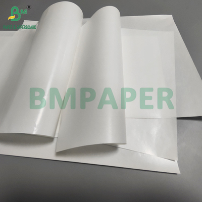 40g+10g PE revêtu de MG Papier kraft blanchi pour sacs à sucre de qualité alimentaire 70 x 100 cm