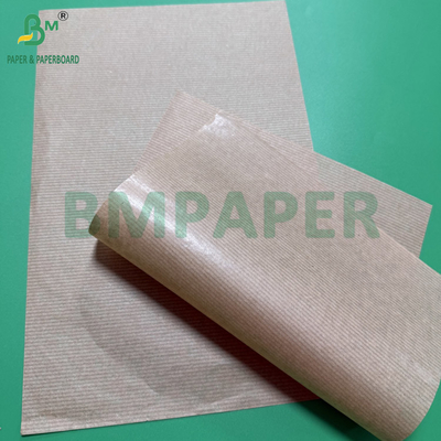 MG Papier kraft à côtes brun naturel non blanchi 50 grammes bobines 800 mm cœur large 76 mm