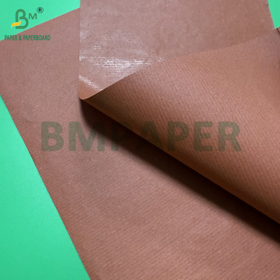 50 g de papier kraft rayé de couleur lisse d' un côté jaune rouge