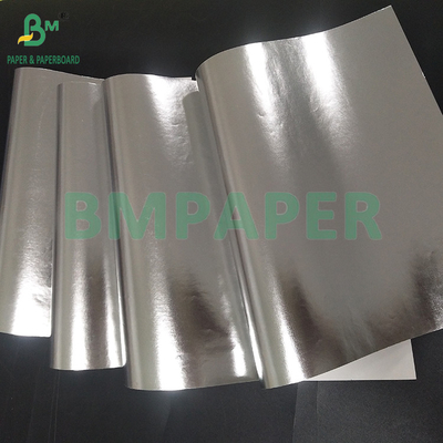 70gm papier métallisé en argent métallisé pour étiquette de bière de résistance humide