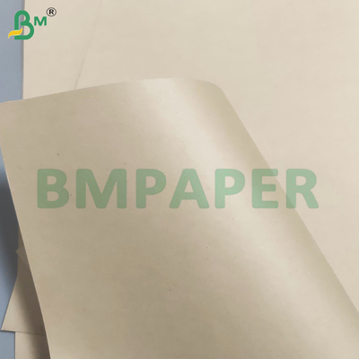 Rôles de papier à base de tasse en PE recouvert de deux côtés bruns 190+10 gm