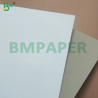 300 gm Pâte recyclée 700*1000 mm Feuille de papier de fond blanche et grise revêtue