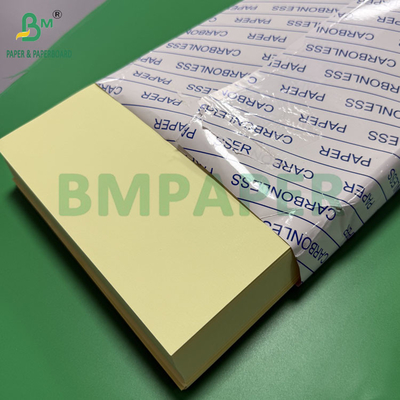 55 - 80gm Carbone sans papier CF pour les reçus Feuille de couleur rose clair vert bleu jaune