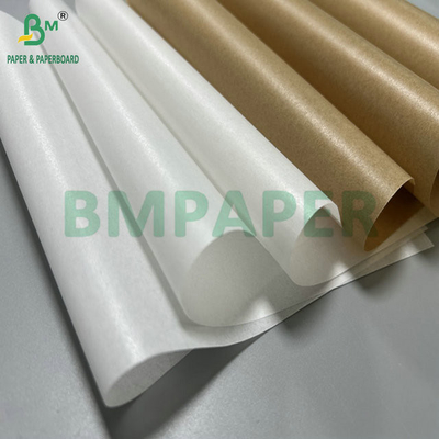 40 g 50 g de papier non adhésif blanc brun enduit de cire pour cuisson 12 "x 12"