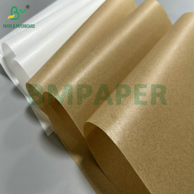 40 g 50 g de papier non adhésif blanc brun enduit de cire pour cuisson 12 "x 12"