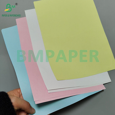 60GSM 75GSM NCR coloré sans carbone CCP Taille de la lettre Fiche CB CFB CF