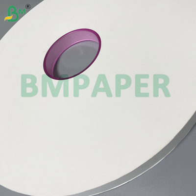 Papeterie d'emballage pour cure-dent blanche de qualité alimentaire rouleau 24 - 28GSM 26,5-32 mm Largeur pâte vierge Kraft biodégradable