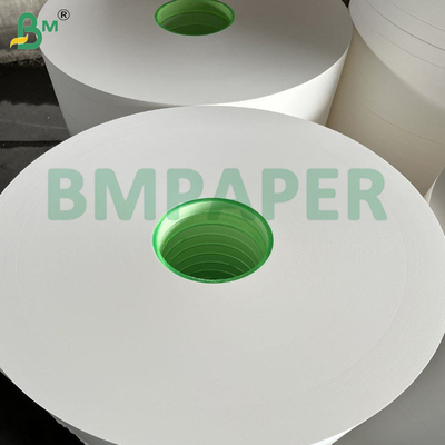 Papeterie d'emballage pour cure-dent blanche de qualité alimentaire rouleau 24 - 28GSM 26,5-32 mm Largeur pâte vierge Kraft biodégradable